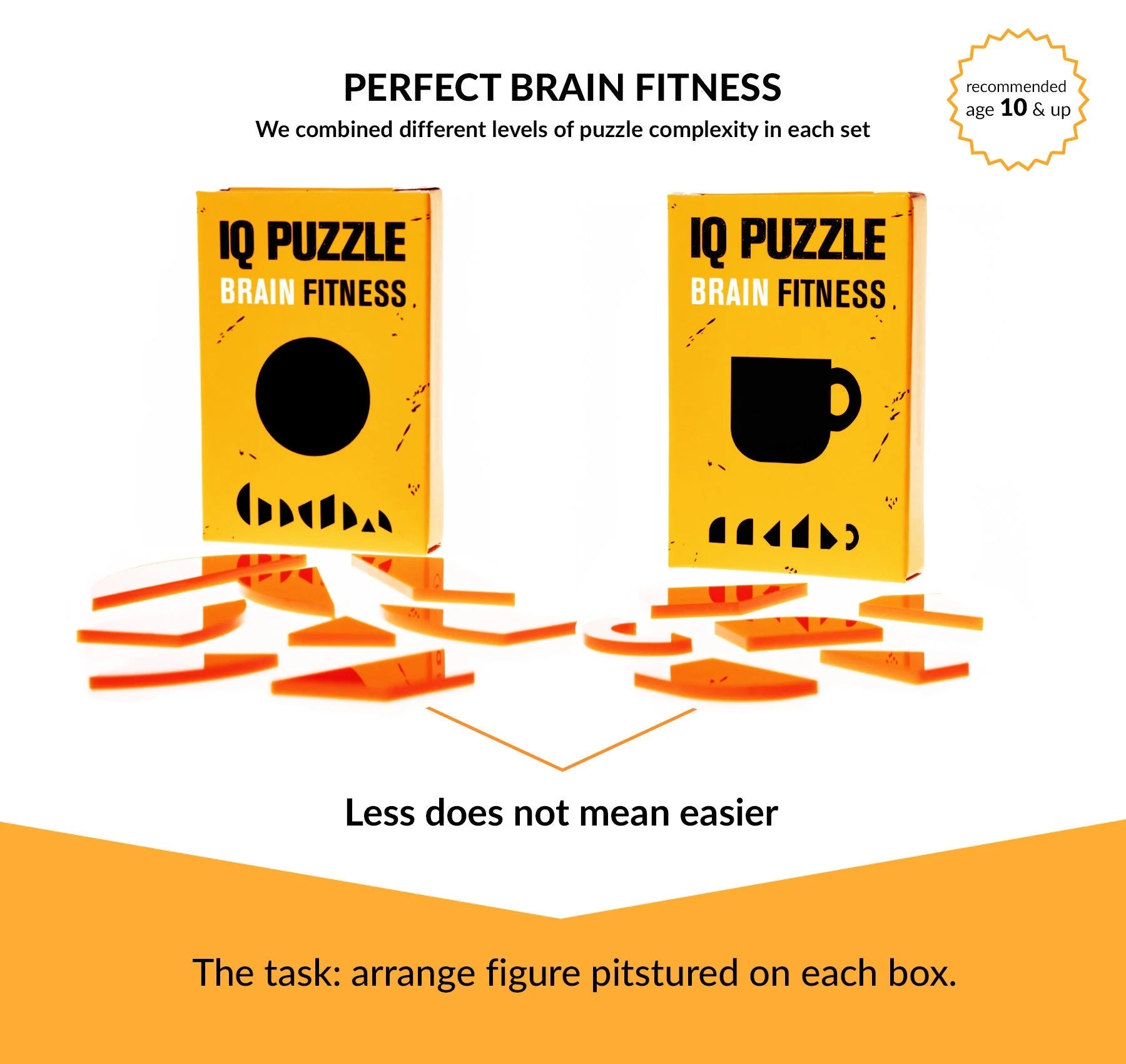 SET of 3  IQ Puzzle Brain Fitness Games Brain Teaser Puzzles for Adults and Kid Puzzle Mind Puzzles Brain Games