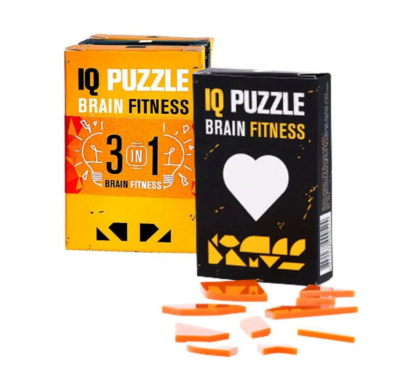 SET of 3  IQ Puzzle Brain Fitness Games Brain Teaser Puzzles for Adults and Kid Puzzle Mind Puzzles Brain Games